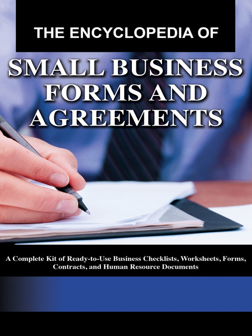 Title details for The Encyclopedia of Small Business Forms and Agreements by Martha Maeda - Available